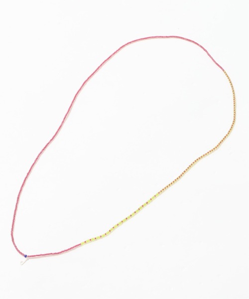 IENA（イエナ）の「【PERAPERAK/ペラペラック】 ビーズ 3WAY ネックレス◆（ネックレス・レディース・ホワイト/ブラウン/ベージュ/ブルー系その他/ピンク/ピンク系その他・FREE）」の8枚目の写真