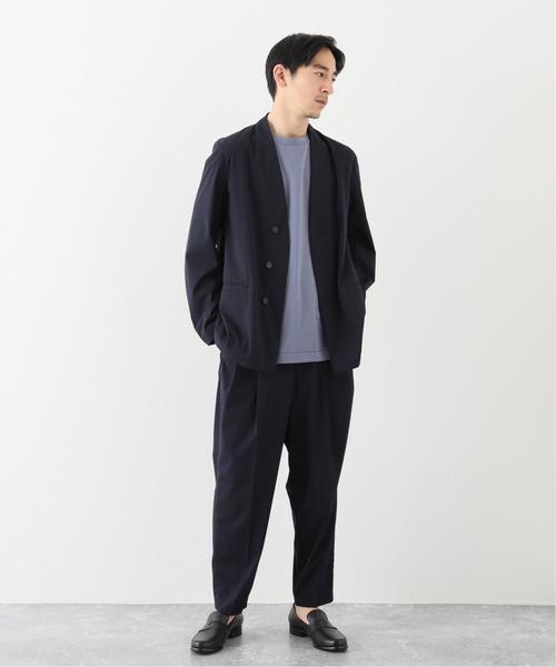 EDIFICE（エディフィス）の「3ボタン カラーレス ジャケット（ノーカラージャケット・メンズ・ネイビー・SMALL/MEDIUM/LARGE）」の7枚目の写真