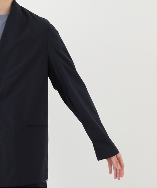 EDIFICE（エディフィス）の「3ボタン カラーレス ジャケット（ノーカラージャケット・メンズ・ネイビー・SMALL/MEDIUM/LARGE）」の14枚目の写真