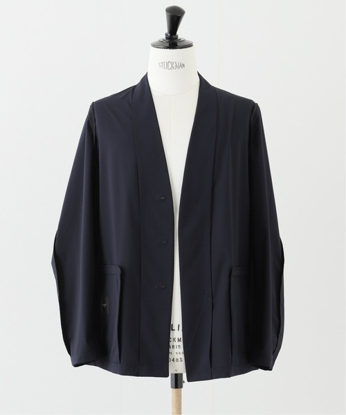 EDIFICE（エディフィス）の「3ボタン カラーレス ジャケット（ノーカラージャケット・メンズ・ネイビー・SMALL/MEDIUM/LARGE）」の20枚目の写真