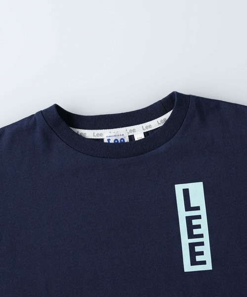 Lee（リー）の「【Lee】レイヤードTシャツ（Tシャツ/カットソー・キッズ・ネイビー/ケリーグリーン・140/130/120/155/105）」の4枚目の写真