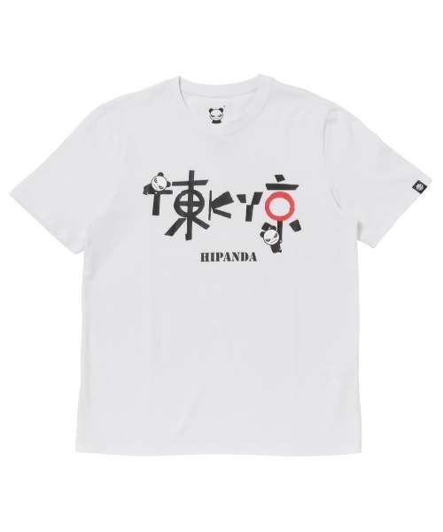 HIPANDA(ハイパンダ)の「HIPANDA ハイパンダ メンズ TOKYO文字・プリント 半袖Tシャツ(Tシャツ/カットソー・メンズ・ホワイト/ブラック・SMALL/XX-LARGE/MEDIUM/X-LARGE/LARGE)」の1枚目の写真