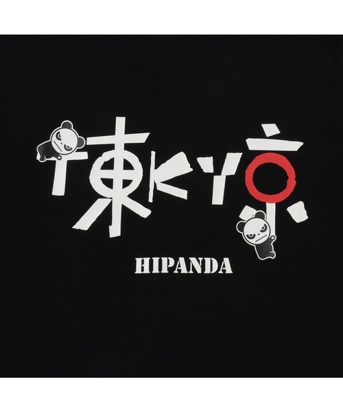 HIPANDA(ハイパンダ)の「HIPANDA ハイパンダ メンズ TOKYO文字・プリント 半袖Tシャツ(Tシャツ/カットソー・メンズ・ホワイト/ブラック・SMALL/XX-LARGE/MEDIUM/X-LARGE/LARGE)」の3枚目の写真