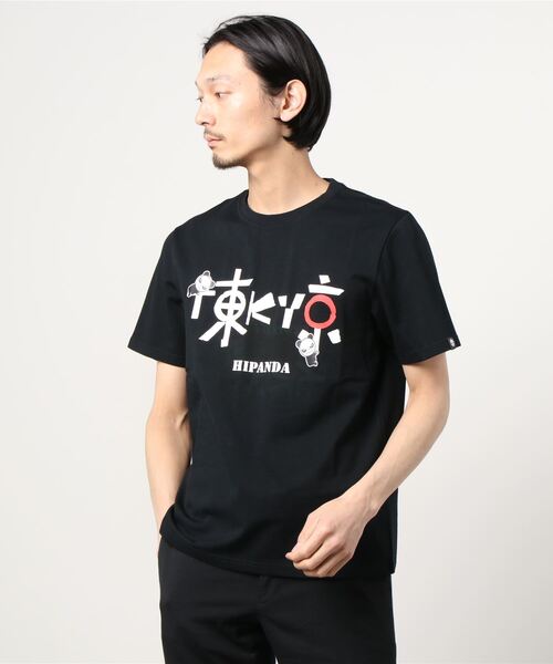 HIPANDA(ハイパンダ)の「HIPANDA ハイパンダ メンズ TOKYO文字・プリント 半袖Tシャツ(Tシャツ/カットソー・メンズ・ホワイト/ブラック・SMALL/XX-LARGE/MEDIUM/X-LARGE/LARGE)」の13枚目の写真