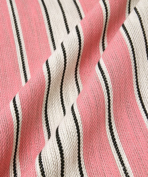 ADAM ET ROPE'（アダムエロペ）の「＜洗える＞ストライプワイドパンツ（その他パンツ・レディース・ブラック/ピンク・36/38）」の13枚目の写真