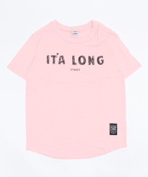 ALPHA LABEL(アルファーレーベル)の「COOL FABRIC STORY T-SHIRT(Tシャツ/カットソー・キッズ・サックスブルー/オフホワイト/チャコールグレー/ベージュ/ラベンダー/カーキ・140/100/110/120/S/150/130)」の6枚目の写真
