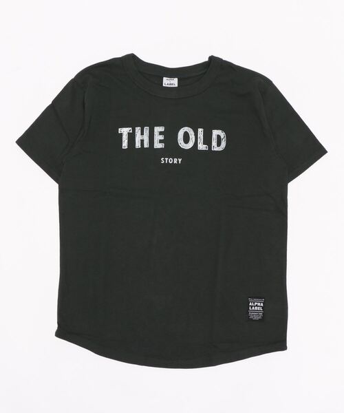ALPHA LABEL(アルファーレーベル)の「COOL FABRIC STORY T-SHIRT(Tシャツ/カットソー・キッズ・サックスブルー/オフホワイト/チャコールグレー/ベージュ/ラベンダー/カーキ・140/100/110/120/S/150/130)」の3枚目の写真