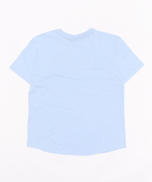 ALPHA LABEL(アルファーレーベル)の「COOL FABRIC STORY T-SHIRT(Tシャツ/カットソー・キッズ・サックスブルー/オフホワイト/チャコールグレー/ベージュ/ラベンダー/カーキ・140/100/110/120/S/150/130)」の7枚目の写真
