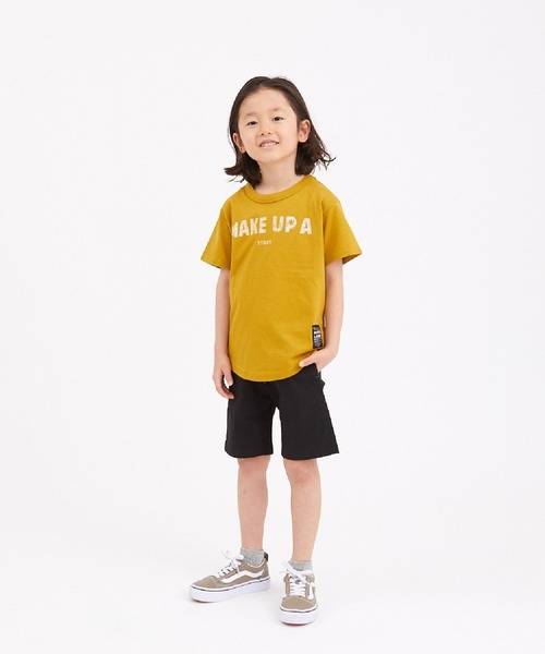 ALPHA LABEL(アルファーレーベル)の「COOL FABRIC STORY T-SHIRT(Tシャツ/カットソー・キッズ・サックスブルー/オフホワイト/チャコールグレー/ベージュ/ラベンダー/カーキ・140/100/110/120/S/150/130)」の4枚目の写真