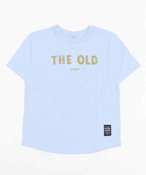 ALPHA LABEL(アルファーレーベル)の「COOL FABRIC STORY T-SHIRT(Tシャツ/カットソー・キッズ・サックスブルー/オフホワイト/チャコールグレー/ベージュ/ラベンダー/カーキ・140/100/110/120/S/150/130)」の9枚目の写真