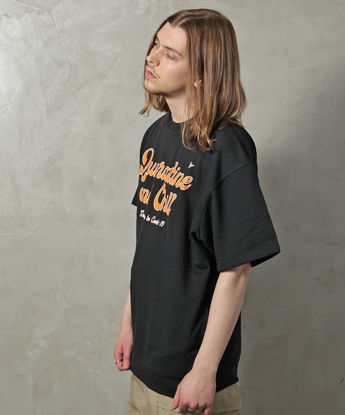 JACKROSE（ジャックローズ）の「JE-・カレッジロゴ-SSTEE/半袖 Tシャツ（Tシャツ/カットソー・メンズ・オレンジ/レッド/グリーン/ブラック・L/M）」の6枚目の写真