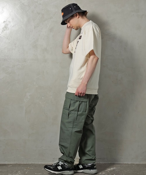 JACKROSE（ジャックローズ）の「JE-・カレッジロゴ-SSTEE/半袖 Tシャツ（Tシャツ/カットソー・メンズ・オレンジ/レッド/グリーン/ブラック・L/M）」の16枚目の写真