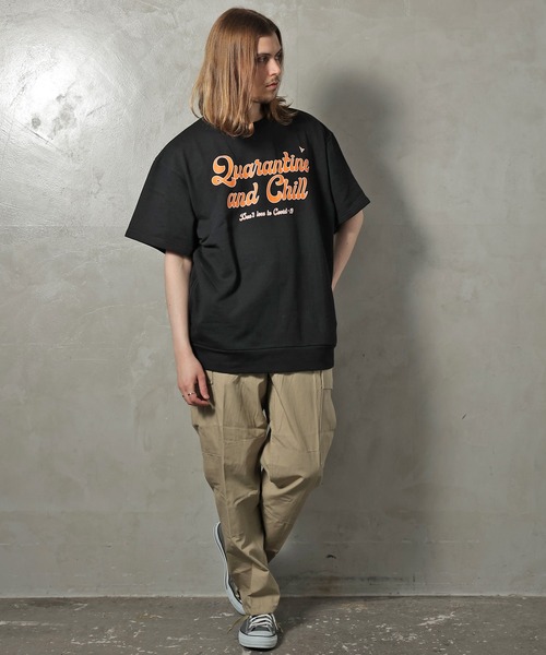 JACKROSE（ジャックローズ）の「JE-・カレッジロゴ-SSTEE/半袖 Tシャツ（Tシャツ/カットソー・メンズ・オレンジ/レッド/グリーン/ブラック・L/M）」の17枚目の写真