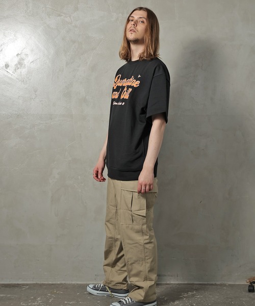 JACKROSE（ジャックローズ）の「JE-・カレッジロゴ-SSTEE/半袖 Tシャツ（Tシャツ/カットソー・メンズ・オレンジ/レッド/グリーン/ブラック・L/M）」の12枚目の写真