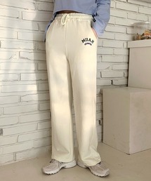 『muah muah/ムーアムーア』MUAH WIDE COTTON BANDING PANTS/ワイドコットンバンディング パンツ