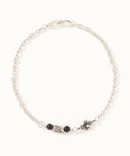 dictionary（ディクショナリー）の「【dictionary】シルバーチェーン アンクレット（アンクレット・レディース・シルバー系その他/シルバー×ブラック/シルバー×ブルー・FREE）」の7枚目の写真