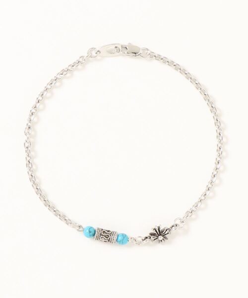 dictionary（ディクショナリー）の「【dictionary】シルバーチェーン アンクレット（アンクレット・レディース・シルバー系その他/シルバー×ブラック/シルバー×ブルー・FREE）」の8枚目の写真