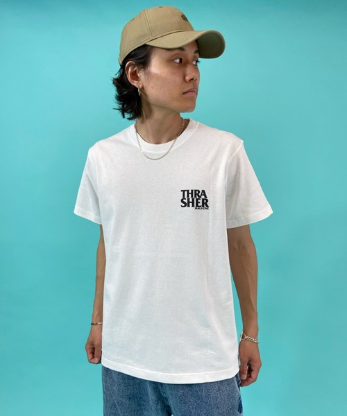 THRASHER(スラッシャー)の「【ムラサキスポーツWEB限定】THRASHER/スラッシャー ルーズシルエット バックプリントTシャツ TH91315 MAR 87(Tシャツ/カットソー・メンズ・ホワイト/ブラック/グレー・M/L/XL)」の8枚目の写真