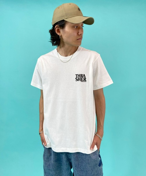 THRASHER(スラッシャー)の「【ムラサキスポーツWEB限定】THRASHER/スラッシャー ルーズシルエット バックプリントTシャツ TH91315 MAR 87(Tシャツ/カットソー・メンズ・ホワイト/ブラック/グレー・M/L/XL)」の9枚目の写真