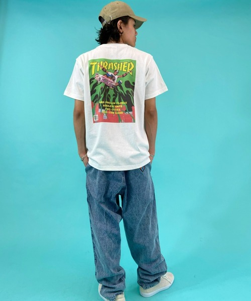THRASHER(スラッシャー)の「【ムラサキスポーツWEB限定】THRASHER/スラッシャー ルーズシルエット バックプリントTシャツ TH91315 MAR 87(Tシャツ/カットソー・メンズ・ホワイト/ブラック/グレー・M/L/XL)」の15枚目の写真