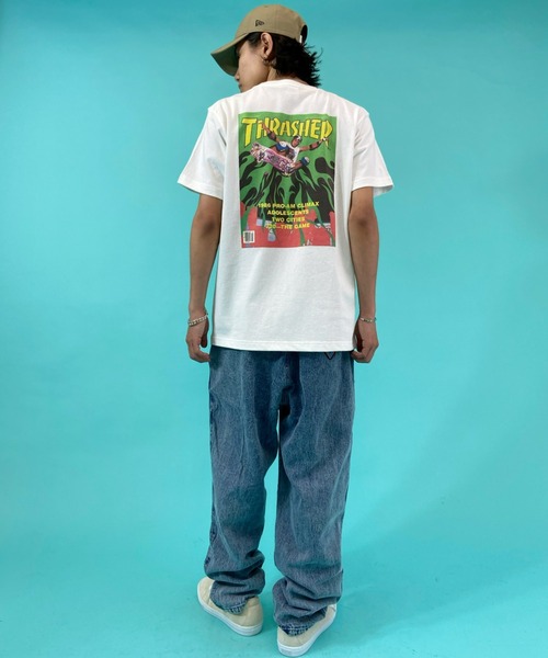 THRASHER(スラッシャー)の「【ムラサキスポーツWEB限定】THRASHER/スラッシャー ルーズシルエット バックプリントTシャツ TH91315 MAR 87(Tシャツ/カットソー・メンズ・ホワイト/ブラック/グレー・M/L/XL)」の16枚目の写真