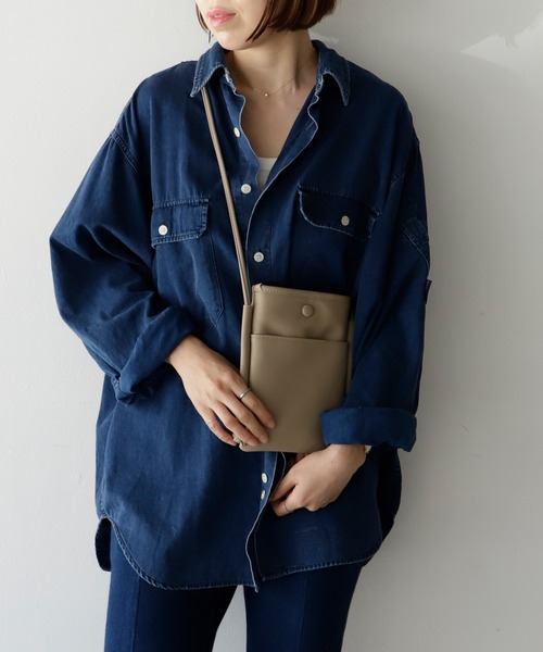 VitaFelice（ヴィータフェリーチェ）の「編み込みスマホポシェットショルダーバッグ（ショルダーバッグ・レディース・ブラック/ホワイト/ナチュラル/チョコ/ベージュ/オリーブ/ベージュ系その他/ブラック系その他・FREE）」の20枚目の写真