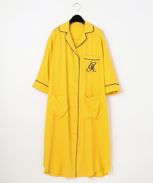 GRACE CLASS（グレースクラス）の「【LIFE STYLE WEAR】パイピングシャツワンピース（シャツワンピース・レディース・ピンク/イエロー・36）」の19枚目の写真