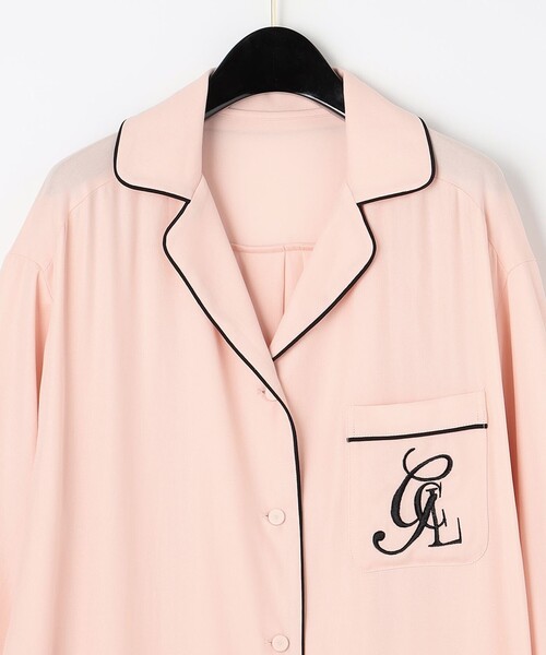 GRACE CLASS（グレースクラス）の「【LIFE STYLE WEAR】パイピングシャツワンピース（シャツワンピース・レディース・ピンク/イエロー・36）」の18枚目の写真