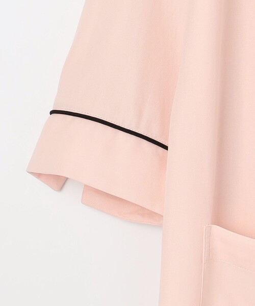 GRACE CLASS（グレースクラス）の「【LIFE STYLE WEAR】パイピングシャツワンピース（シャツワンピース・レディース・ピンク/イエロー・36）」の15枚目の写真
