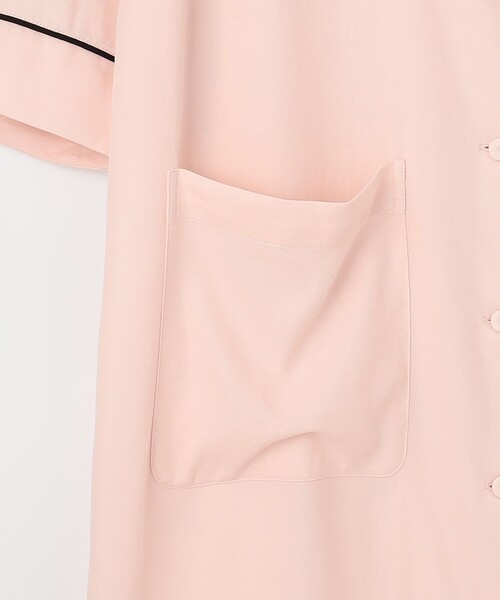 GRACE CLASS（グレースクラス）の「【LIFE STYLE WEAR】パイピングシャツワンピース（シャツワンピース・レディース・ピンク/イエロー・36）」の13枚目の写真
