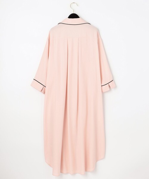 GRACE CLASS（グレースクラス）の「【LIFE STYLE WEAR】パイピングシャツワンピース（シャツワンピース・レディース・ピンク/イエロー・36）」の11枚目の写真