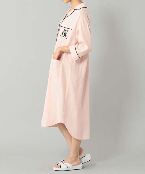 GRACE CLASS（グレースクラス）の「【LIFE STYLE WEAR】パイピングシャツワンピース（シャツワンピース・レディース・ピンク/イエロー・36）」の7枚目の写真
