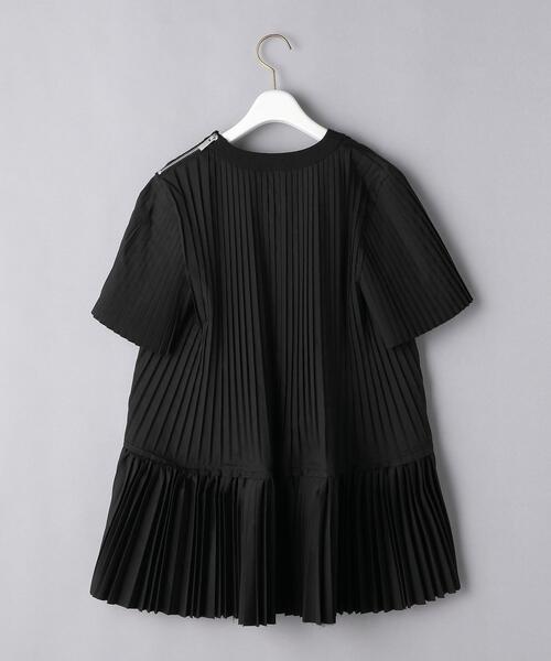 Sacai（サカイ）の「＜sacai（サカイ）＞プリーツ チュニック ■■■（Tシャツ/カットソー・レディース・ホワイト/ブラック・1）」の3枚目の写真