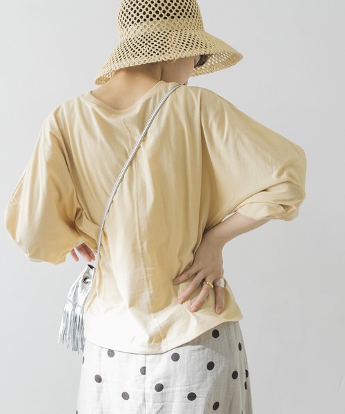 URBAN RESEARCH（アーバンリサーチ）の「袖ボリュームカットソー（Tシャツ/カットソー・レディース・チャコールグレー/オフホワイト/イエロー・FREE）」の15枚目の写真