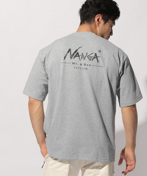 NANGA（ナンガ）の「【NANGA Mt. & Sea】ポケットTEE（Tシャツ/カットソー・メンズ・グレー/グリーン/オフホワイト/ネイビー・MEDIUM/LARGE）」の3枚目の写真