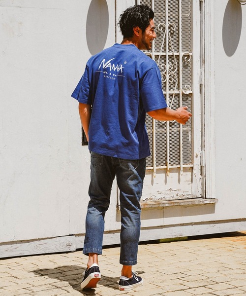 NANGA（ナンガ）の「【NANGA Mt. & Sea】ポケットTEE（Tシャツ/カットソー・メンズ・グレー/グリーン/オフホワイト/ネイビー・MEDIUM/LARGE）」の6枚目の写真