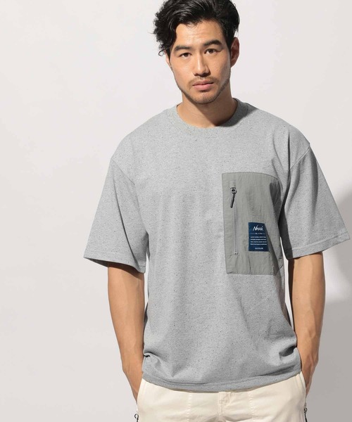 NANGA（ナンガ）の「【NANGA Mt. & Sea】ポケットTEE（Tシャツ/カットソー・メンズ・グレー/グリーン/オフホワイト/ネイビー・MEDIUM/LARGE）」の12枚目の写真