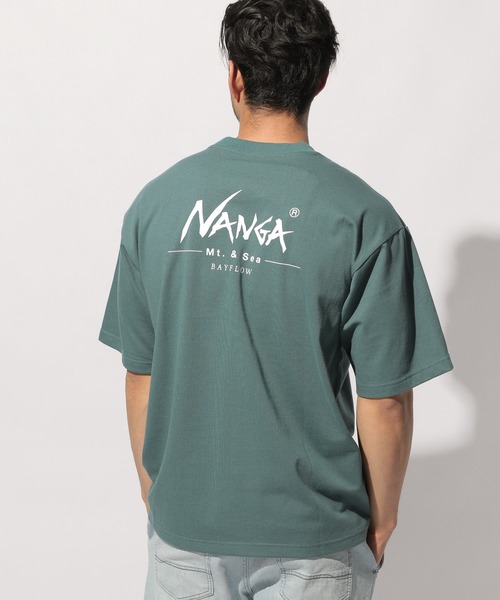 NANGA（ナンガ）の「【NANGA Mt. & Sea】ポケットTEE（Tシャツ/カットソー・メンズ・グレー/グリーン/オフホワイト/ネイビー・MEDIUM/LARGE）」の13枚目の写真