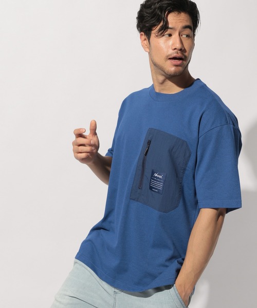 NANGA（ナンガ）の「【NANGA Mt. & Sea】ポケットTEE（Tシャツ/カットソー・メンズ・グレー/グリーン/オフホワイト/ネイビー・MEDIUM/LARGE）」の14枚目の写真