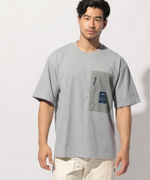 NANGA（ナンガ）の「【NANGA Mt. & Sea】ポケットTEE（Tシャツ/カットソー・メンズ・グレー/グリーン/オフホワイト/ネイビー・MEDIUM/LARGE）」の16枚目の写真
