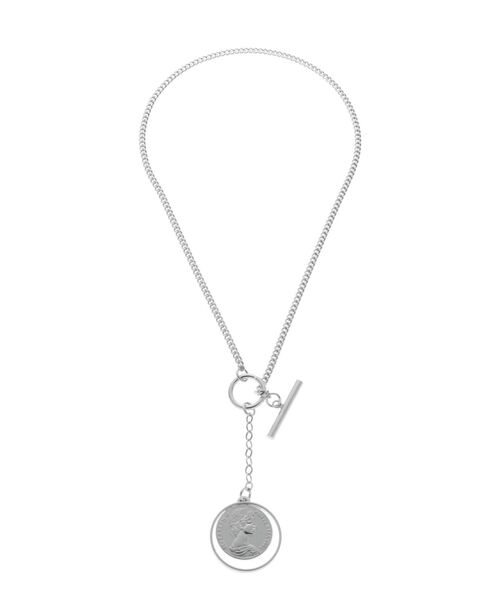 GYDA(ジェイダ)の「コインリングデザインネックレス(ネックレス・レディース・シルバー/ゴールド・FREE)」の11枚目の写真