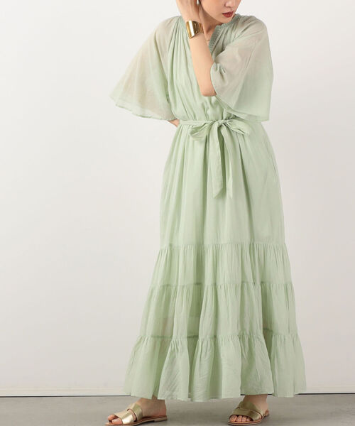 コットンボイルティアードワンピース ワンピース Nolley S ノーリーズ のファッション Pas ヌキテパ Ne ワンピース ドレス Quittez ワンピース Quittez