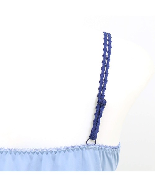 fran de lingerie(フランデランジェリー)の「Noble Tiara ノーブルティアラ コーディネートスリップ(その他アンダーウェア/インナー・レディース・オフホワイト/セージグリーン/ピンク/ブラック/ホワイト/ベージュ/ブルー/クリーム/ピンクベージュ/ブラウン/ブルーパープル・M-80/L-80)」の16枚目の写真
