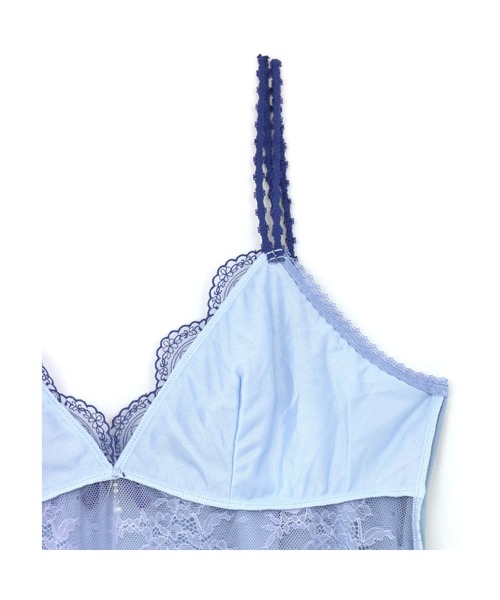 fran de lingerie(フランデランジェリー)の「Noble Tiara ノーブルティアラ コーディネートスリップ(その他アンダーウェア/インナー・レディース・オフホワイト/セージグリーン/ピンク/ブラック/ホワイト/ベージュ/ブルー/クリーム/ピンクベージュ/ブラウン/ブルーパープル・M-80/L-80)」の15枚目の写真