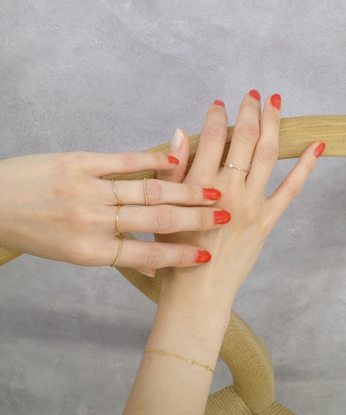 ISOLATION（アイソレーション）の「【ISOLATION / アイソレーション】14KGF Twist Ring / ゴールドフィルド ツイストリング（リング・レディース・ゴールド・#11/#9/#13）」の4枚目の写真