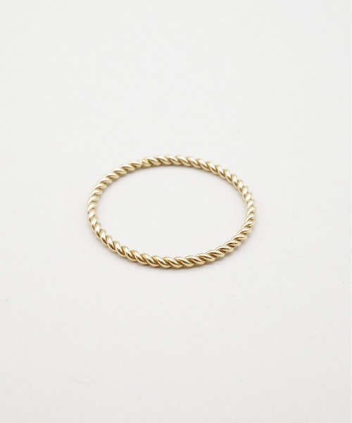 ISOLATION（アイソレーション）の「【ISOLATION / アイソレーション】14KGF Twist Ring / ゴールドフィルド ツイストリング（リング・レディース・ゴールド・#11/#9/#13）」の10枚目の写真