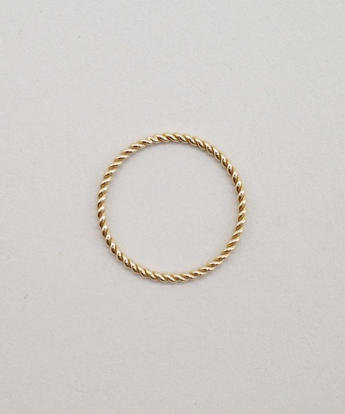ISOLATION（アイソレーション）の「【ISOLATION / アイソレーション】14KGF Twist Ring / ゴールドフィルド ツイストリング（リング・レディース・ゴールド・#11/#9/#13）」の14枚目の写真