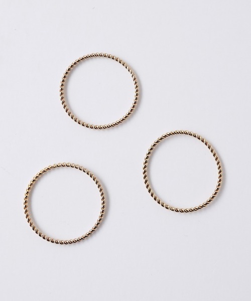ISOLATION（アイソレーション）の「【ISOLATION / アイソレーション】14KGF Twist Ring / ゴールドフィルド ツイストリング（リング・レディース・ゴールド・#11/#9/#13）」の13枚目の写真
