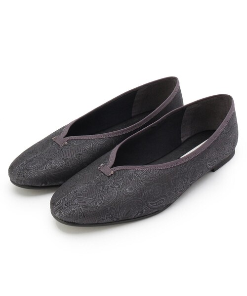 ESPERANZA(エスペランサ)の「◆【In LIFE】ジャカードフラットバレエ(その他シューズ・レディース・ネイビー系6/イエロー系8/ブラック系2/グレー系4/ブラウン系8・23.5cm/24.0cm/22.5cm/23.0cm/24.5cm)」の3枚目の写真