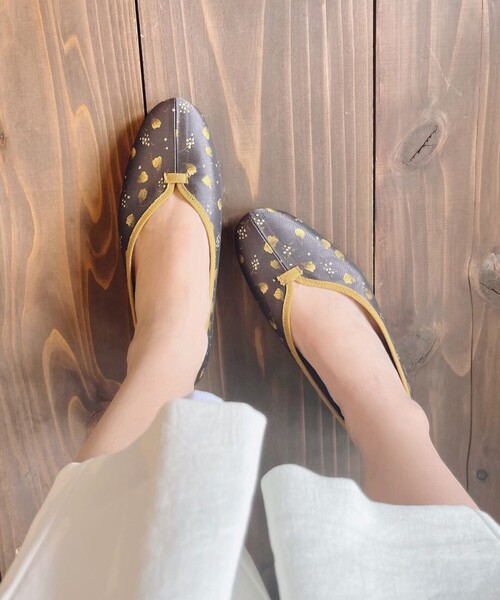 ESPERANZA(エスペランサ)の「◆【In LIFE】ジャカードフラットバレエ(その他シューズ・レディース・ネイビー系6/イエロー系8/ブラック系2/グレー系4/ブラウン系8・23.5cm/24.0cm/22.5cm/23.0cm/24.5cm)」の16枚目の写真